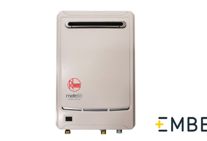 Rheem MEtro 16, one of the most common hot water system in Australia